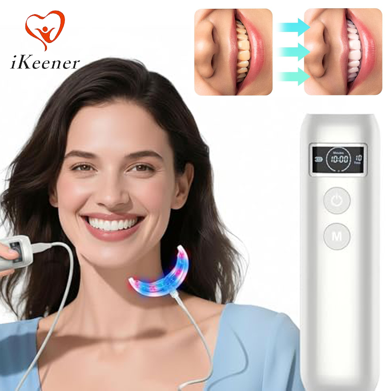Teeth Whitening Kit With Light - Teeth Whitening Accelerator 16 LED Red
