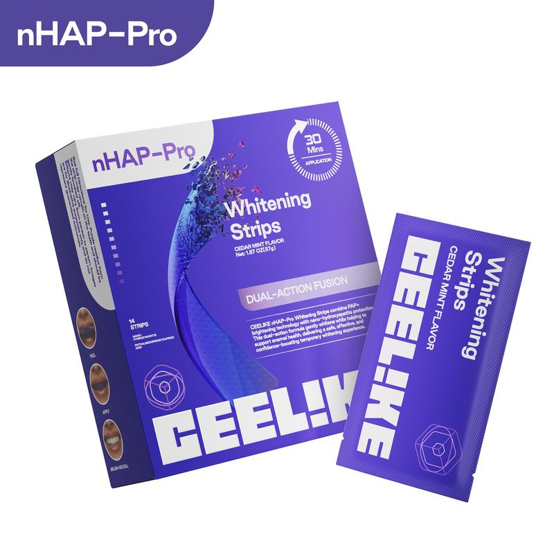 Teeth Whitening Strips Permanent - Purple Teeth Whitening Strips 14pcs Enamel