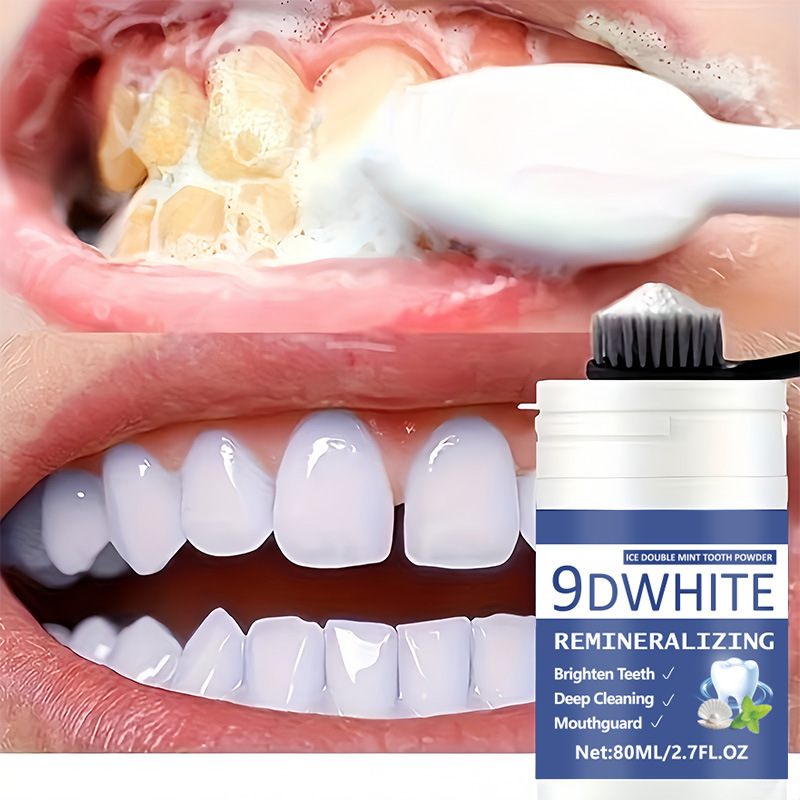 Teeth Whitening Dental - 9D Purple Teeth Whitening Powder 80ml