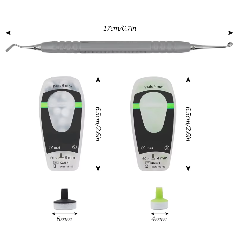 Teeth Whitening Foam - Dental Composite Kit with Foam Pad