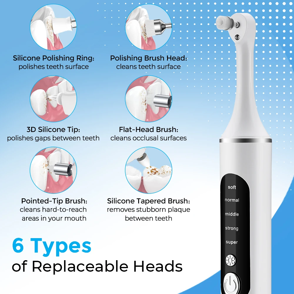 Electric Tooth Polisher Teeth  - Teeth Whitening Kit With Light ulasan dan harga