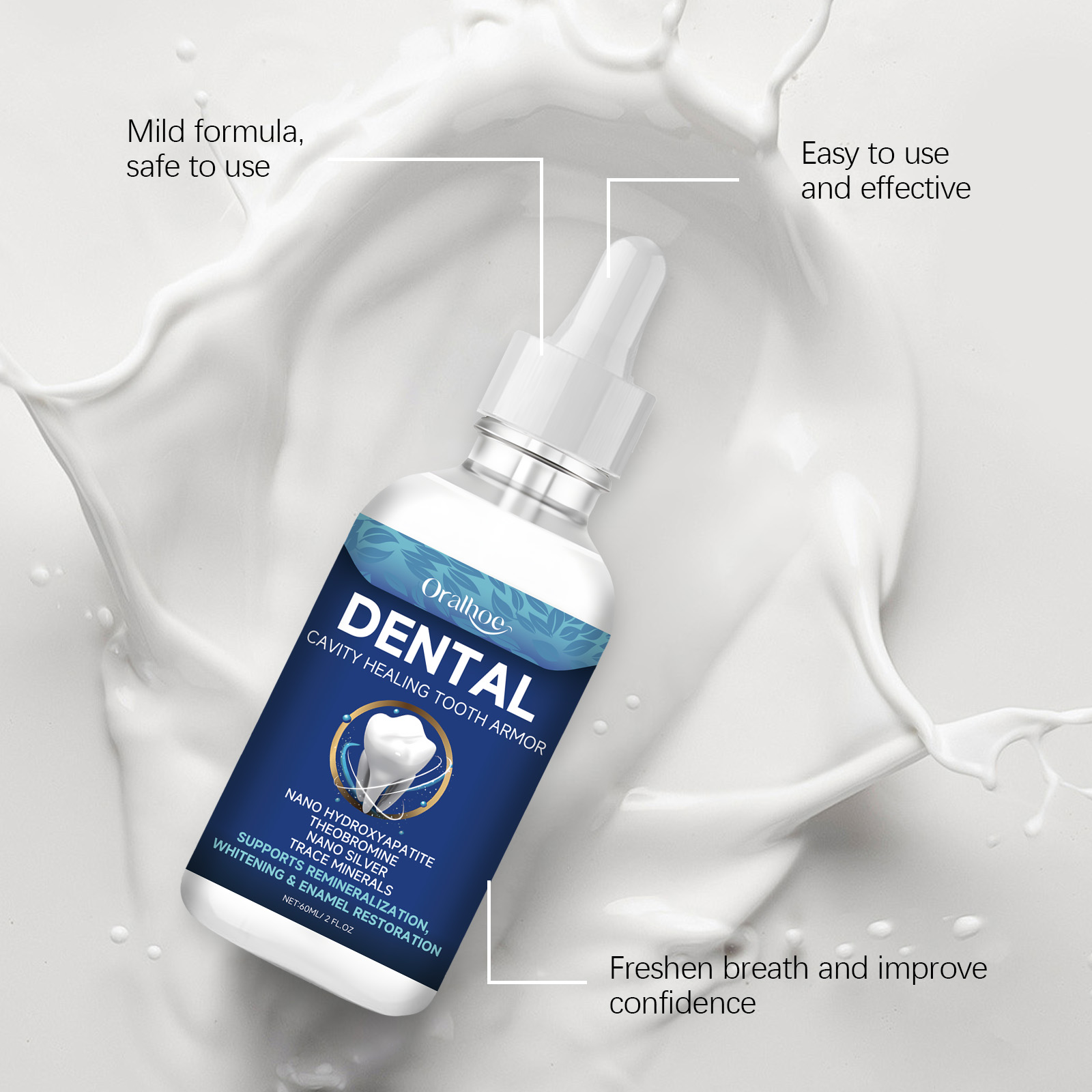 Oralhoe Teeth Brighten Serum L - Teeth Whitening Essence ulasan dan harga