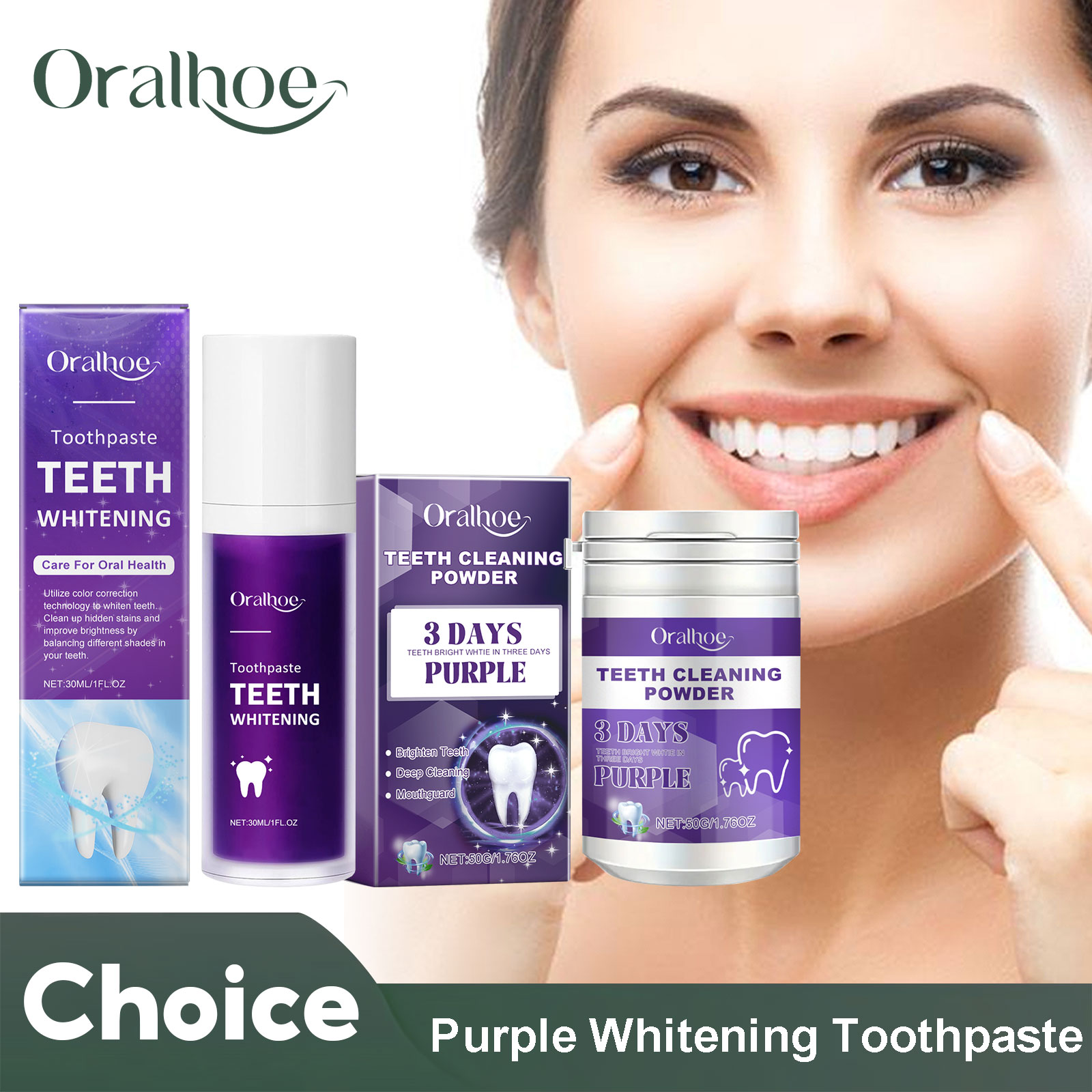 Purple Corrector Teeth Whiteni - Teeth Whitening Co ulasan dan harga