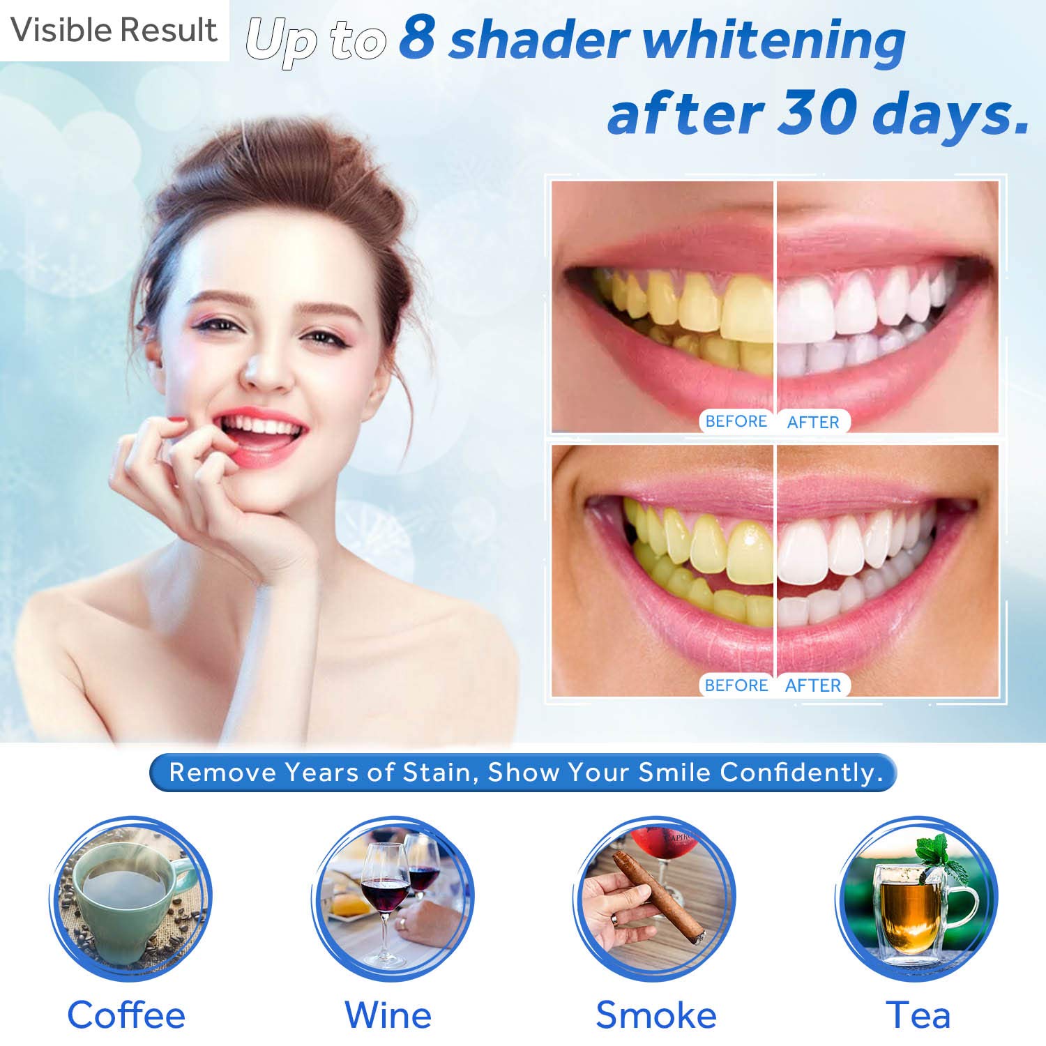 Teeth Whitening Gel Refill Syr - Teeth Whitening Essence ulasan dan harga