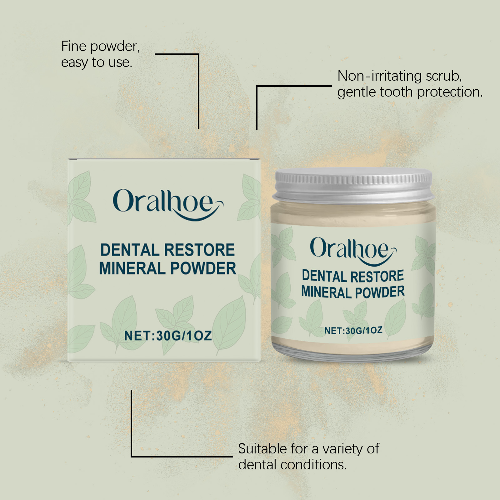 ORALHOE Dental Restore Mineral - Teeth Whitening Or Bleaching ulasan dan harga