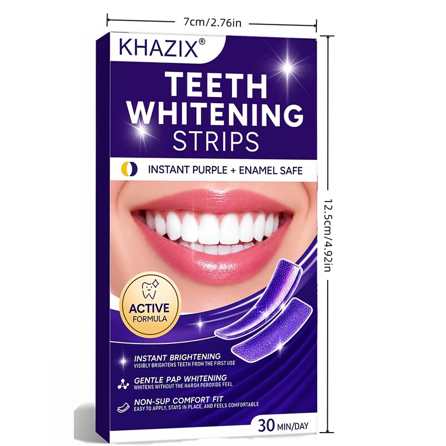 5/10pairs Purple Teeth Whiteni - Teeth Whitening Strips Permanent ulasan dan harga