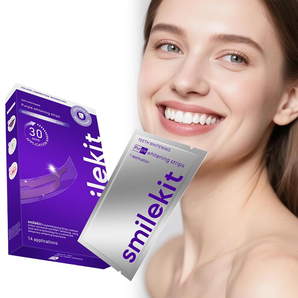 Smilekit Teeth Whitening Stri - Teeth Whitening Strips Permanent ulasan dan harga