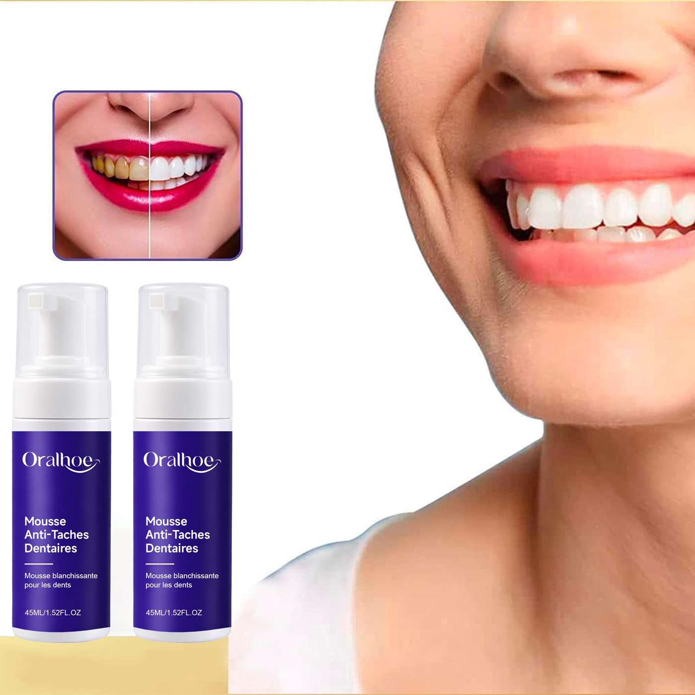 Purple Foaming Teeth Whitening - Teeth Whitening Routine ulasan dan harga