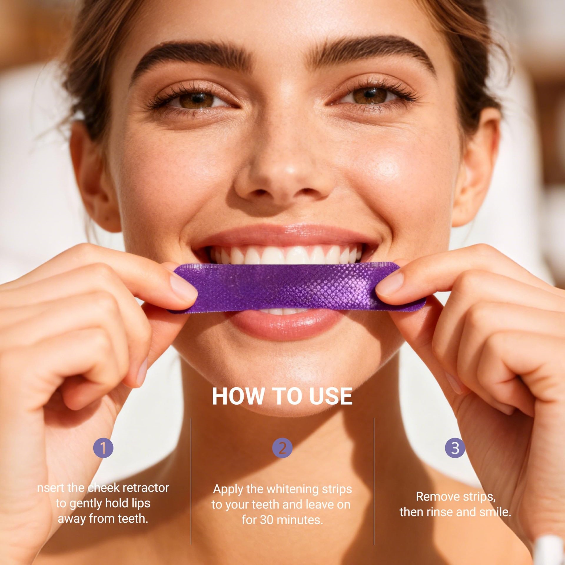 Purple Teeth Whitening Strips  - Teeth Whitening Strips Permanent ulasan dan harga