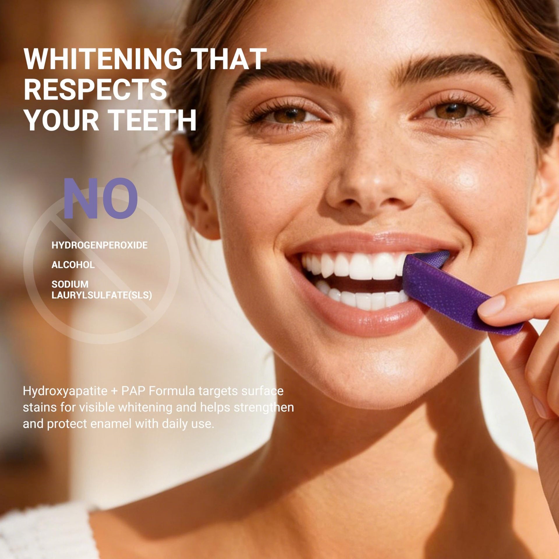 Purple Teeth Whitening Strips  - Teeth Whitening Strips Permanent ulasan dan harga