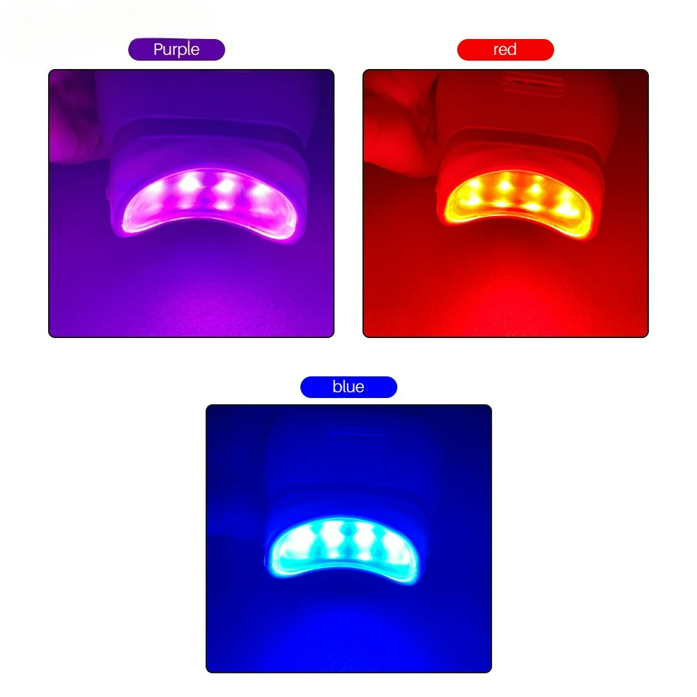 Adjustable 3 Colors LED Teeth  - Teeth Whitening Dental ulasan dan harga