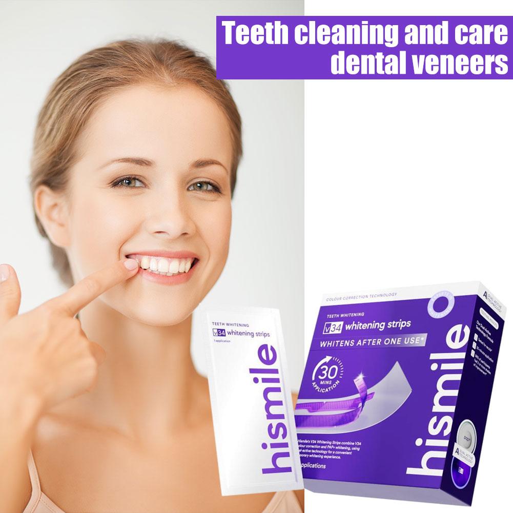 Hismile V34 Dental Whitening C - Teeth Whitening Strips Permanent ulasan dan harga