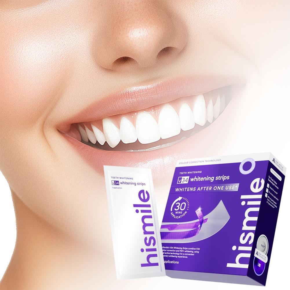Hismile V34 Dental Whitening C - Teeth Whitening Strips Permanent ulasan dan harga