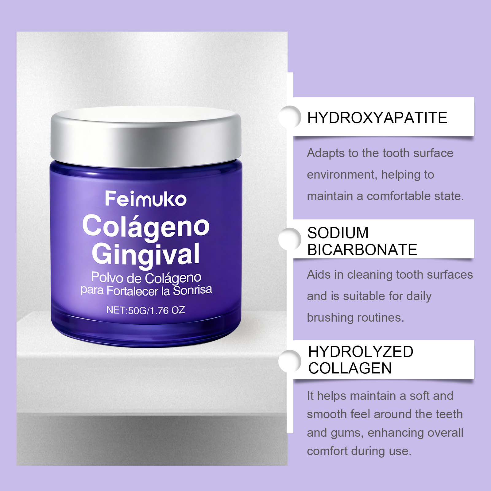 Collagen Teeth Whitening Powde - Teeth Whitening Co ulasan dan harga