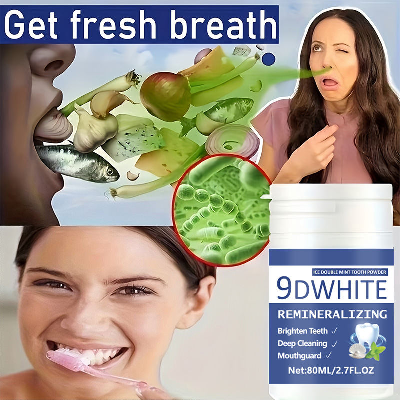 9D Purple Teeth Whitening Powd - Teeth Whitening Dental ulasan dan harga